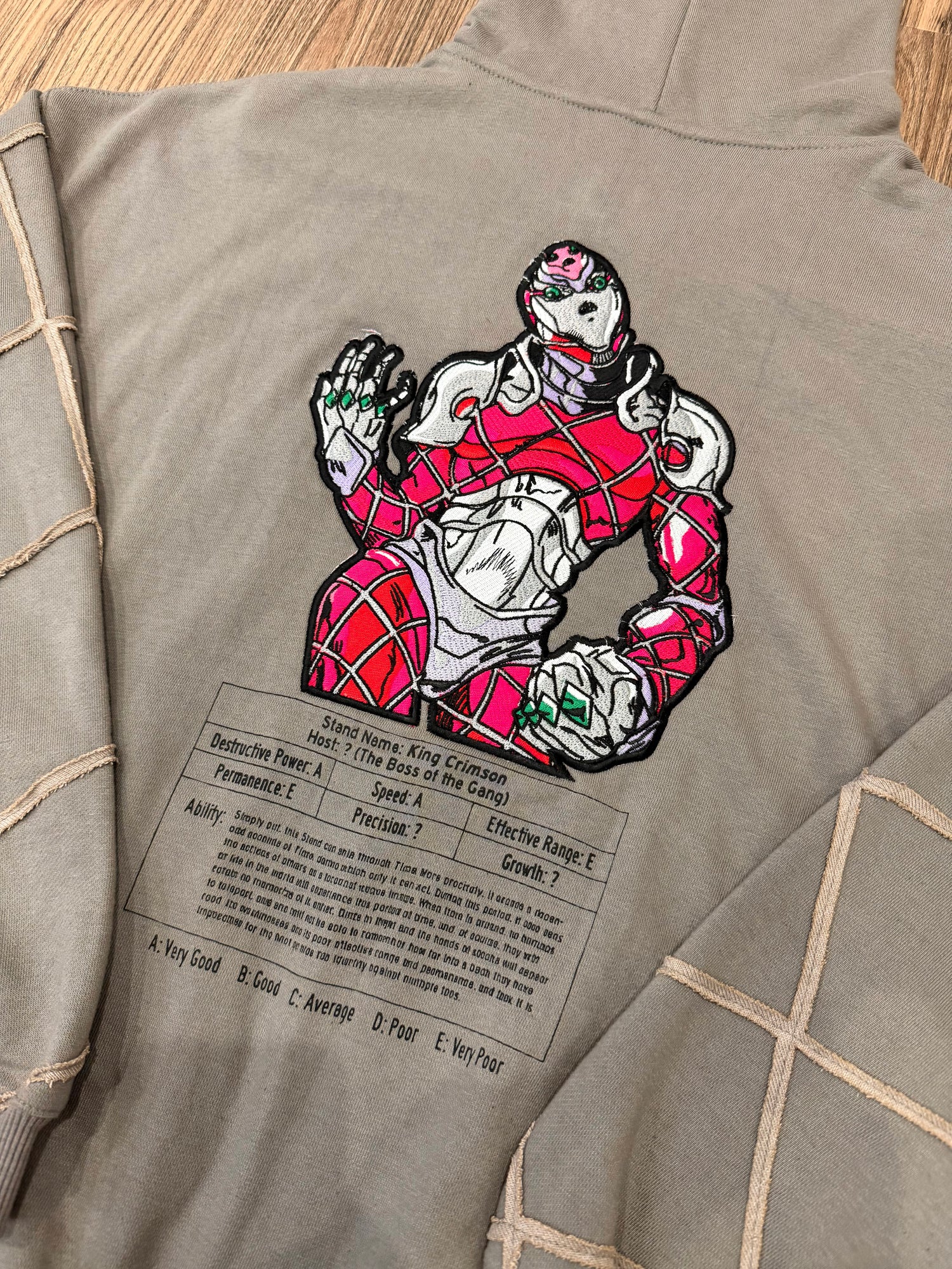 KING CRIMSON (ZIP-UP) + FREE ITEM (READ DESCRIPTION)