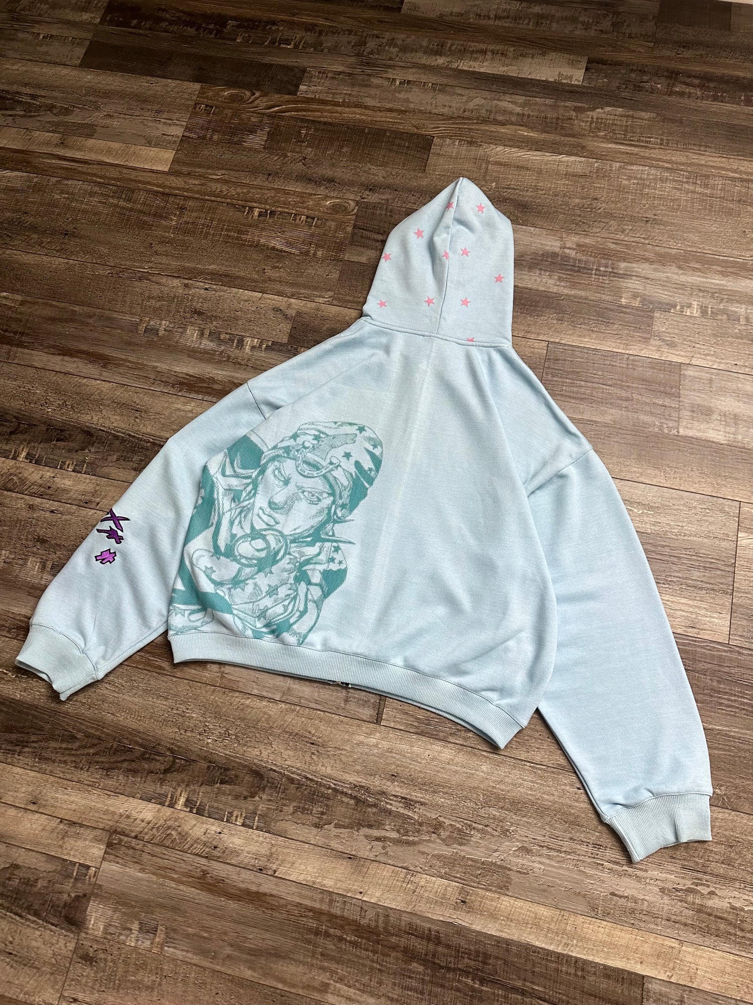 JOHNNY JOESTAR ZIP-UP + FREE ITEM (READ DESCRIPTION)